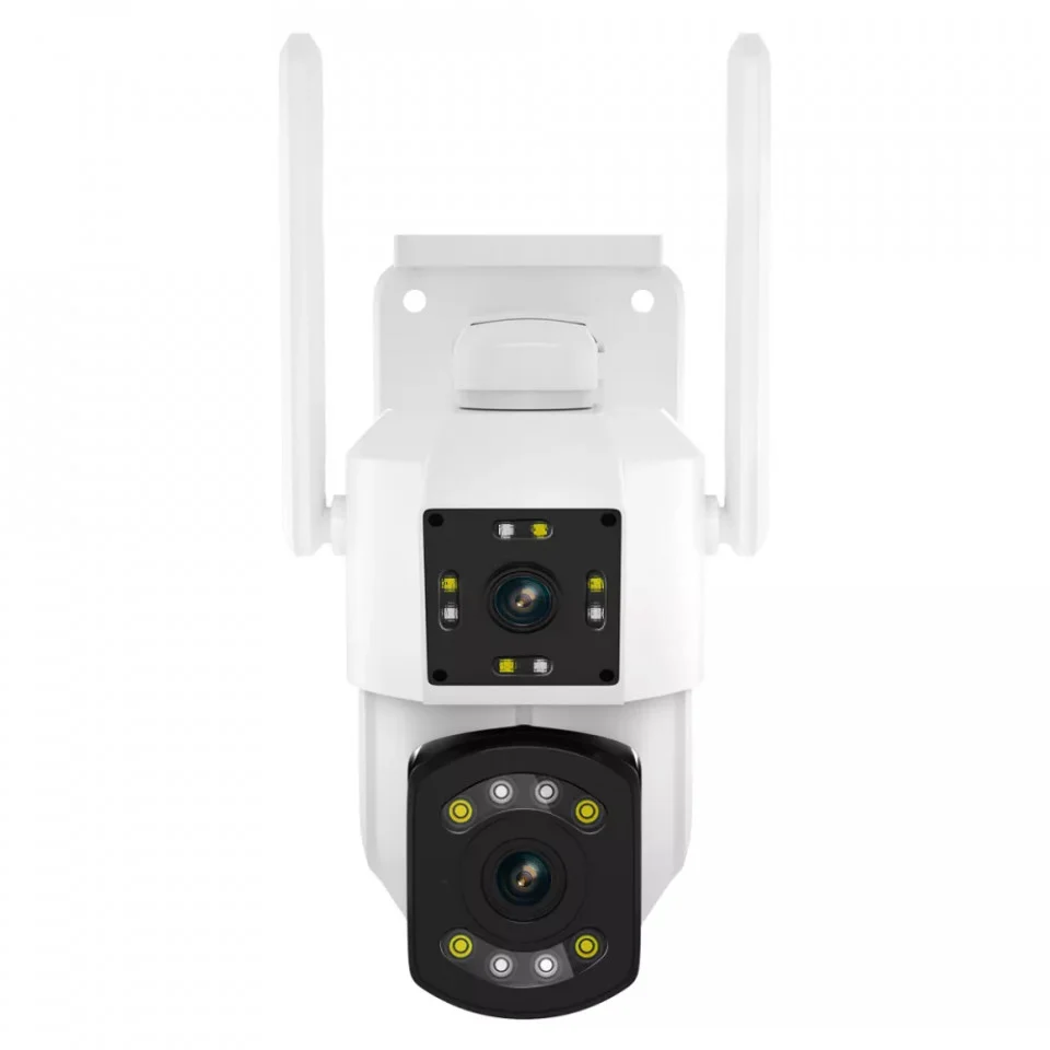 Camera Supraveghere Wifi, 3+3 mp lentila dubla fixa si mobila, microfon si difuzor, Rotativa, Exterior [6]