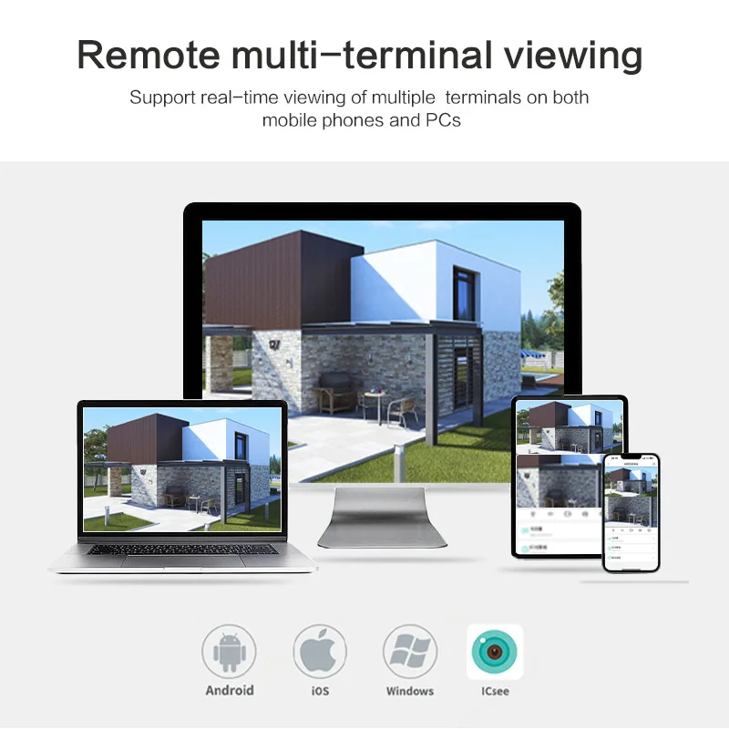 Camera Supraveghere WiFi Exterior 6MP Dual Lens PTZ, Night Vision, Detectie Miscare Umana, Audio Bidirectional, IP66, Card 32GB inclus [4]