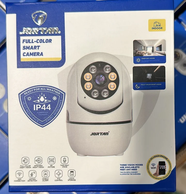 TOATE PRODUSELE - Camera Supraveghere WiFi Jortan pentru interior, Senzor de Miscare, Rotativa, fara fir, Supraveghere bebe