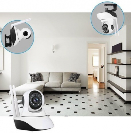 Camera Supraveghere Wi-Fi de Interior, Rotativa, Control telefon, Microfon, Difuzor [3]