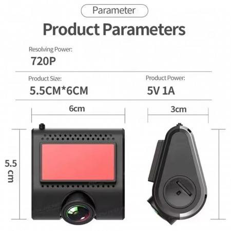 Camera Trafic Auto de Bord, DVR HD 720P, conectare USB [7]