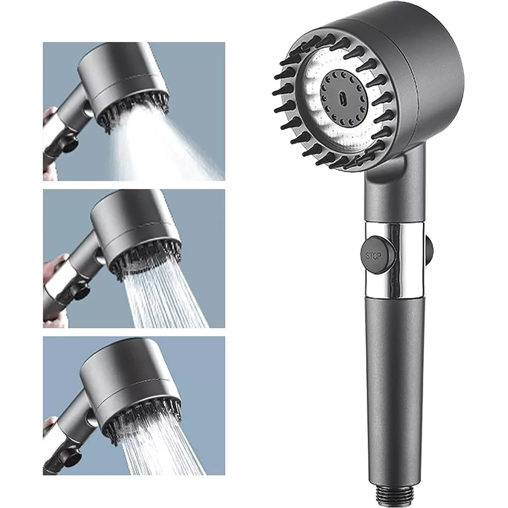 PRET MAXIM 49.99 LEI - Cap de dus cu presiune 4 in 1