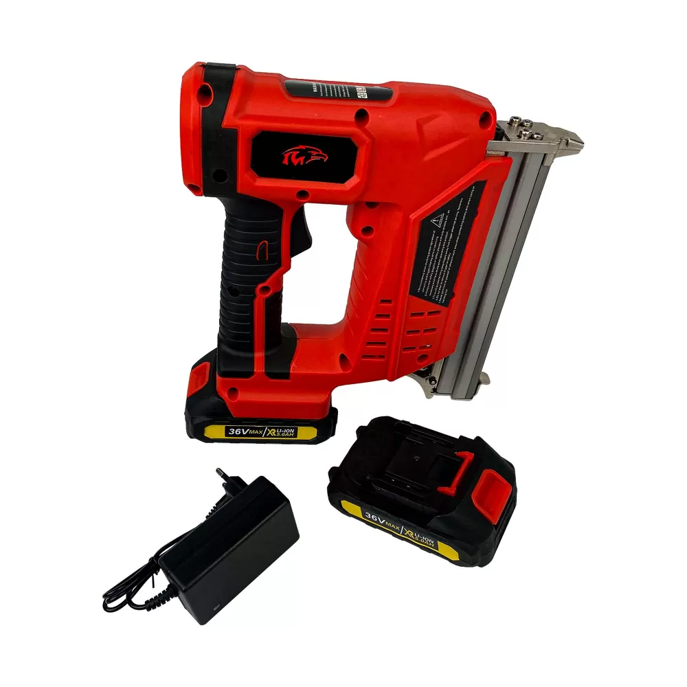 Capsator German Meister, 36V, 5Ah, cu 2 Acumulatori + 4 Seturi de capse [2]