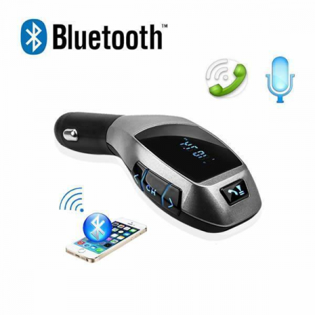 AUTO - Car Kit Auto Bluetooth cu functie de modulator FM, model X6 + Telecomanda