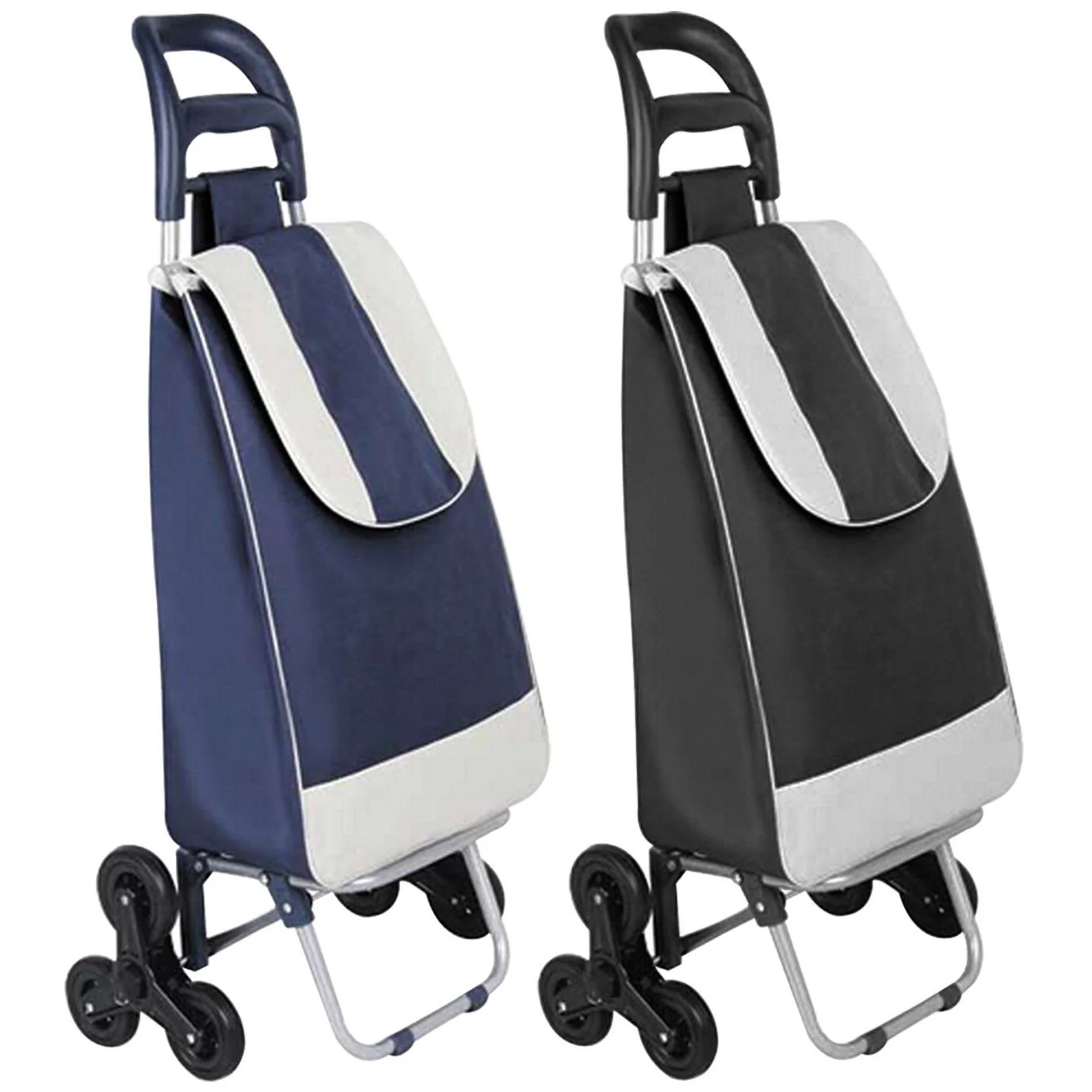 Carucior piata/cumparaturi cu 3 roti, potrivit pentru urcat scari si trepte [0]