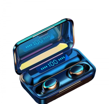 TOATE PRODUSELE - Casti Bluetooth TWS BTH-F9-5 In-Ear cu Dock de Incarcare si Control Touch