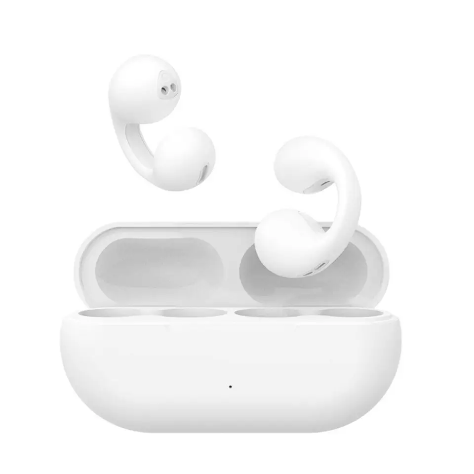 TOATE PRODUSELE - Casti Wireless Bluetooth 5.3 EarCuffs, Fitness/Work/Gaming, Cu Microfon, Calls Noise Canceling, Carcasa 350mAh, Rezistente la apa