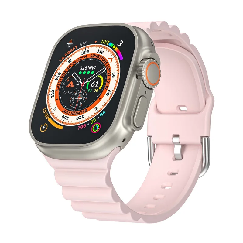 Ceas Inteligent SmartWatch Ultra PLUS, Apel Bluetooth, Incarcator Wireless, metal, Notificari Apel si Retele Sociale, Oximetru, Ritm Cardiac si Tensiune Arteriala, Termometru, Monitorizare somn, 105 M [0]