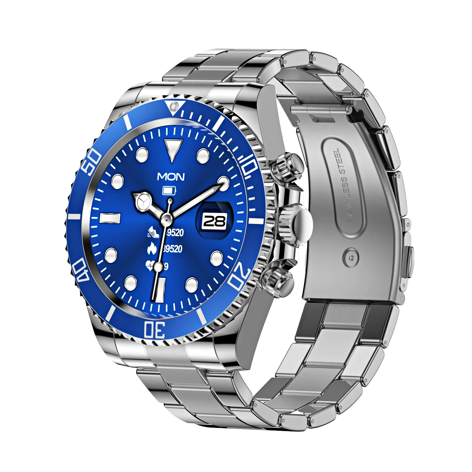 CADOURI BARBATI - Ceas Smartwatch Bluetooth, 25+ functii, Apel, Mesaje, Control muzica, Diverse teme