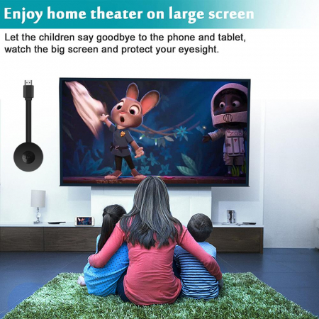 Chromecast Streaming Media Player, HDMI, Wi-Fi, Display 4K, transmisie TV din mobil, Android/iOS, Andowl Q-713 [3]