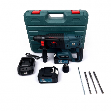 TOATE PRODUSELE - Ciocan Rotopercutor German Meister cu 2 Acumulatori 36V 6AH