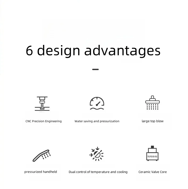 Coloana cu Baterie Dus cu Lumini LED, 4 Moduri de Curgere a apei, Premium, Crom Satinat (Gri) [12]