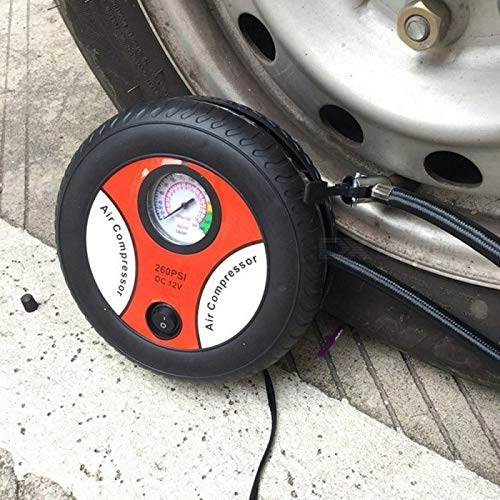 Compresor auto pentru anvelope masini si biciclete, in forma de roata [4]