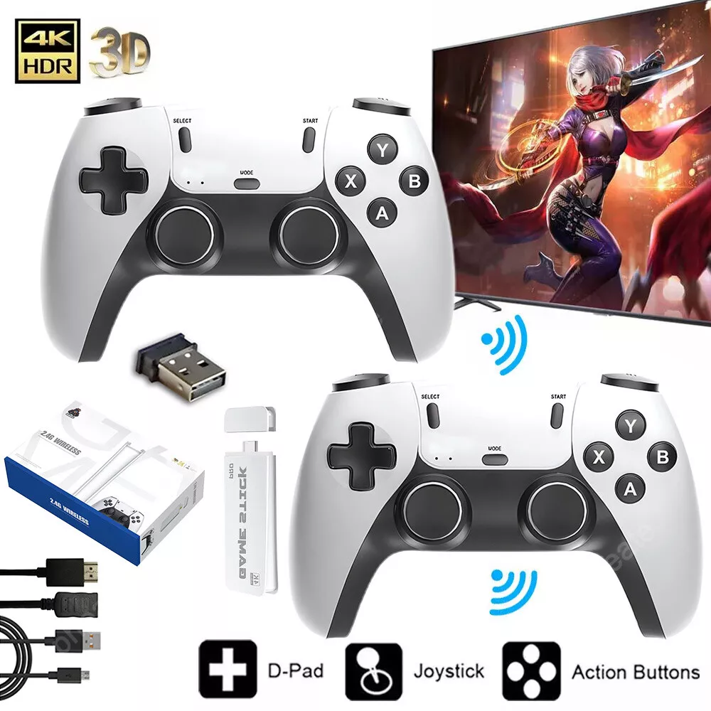 TOATE PRODUSELE - Consola cu 20.000 Jocuri tip Retro, Stick HDMI, 2 Gamepad-uri fara fir, Rezolutie 4K
