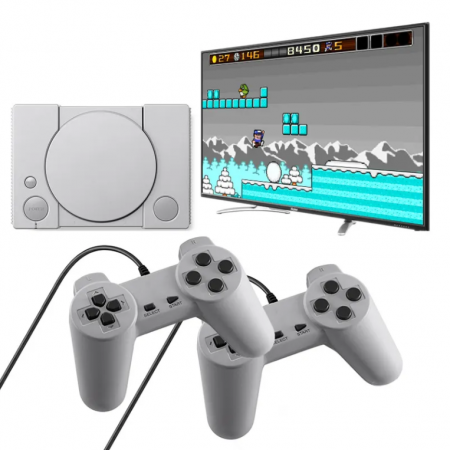 Consola de jocuri video cu joystick-uri incluse, +400 de jocuri preinstalate [7]