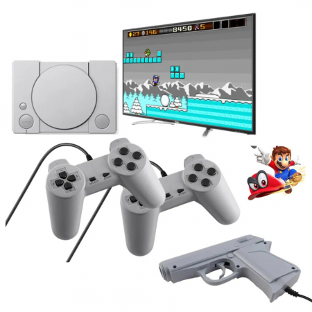 TOATE PRODUSELE - Consola de jocuri video cu joystick-uri incluse, +400 de jocuri preinstalate