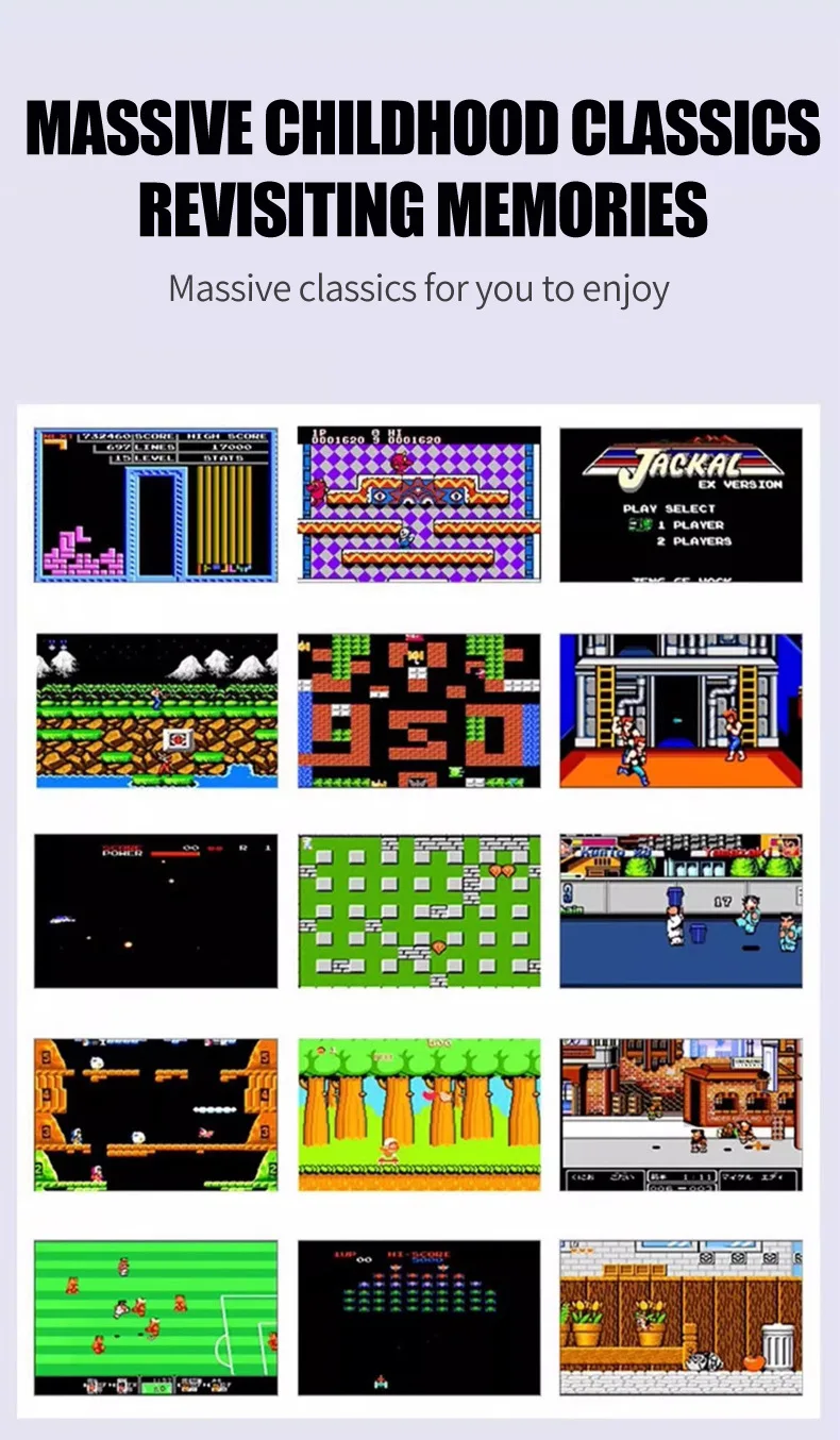 Consola Portabila cu 10.000 de Jocuri tip Retro, 9 emulatoare, Ecran 4.3 inch, 2500 mAh [9]