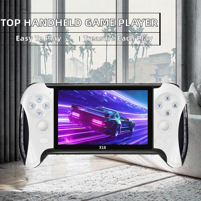 Consola Portabila cu 10.000 de Jocuri tip Retro, 9 emulatoare, Ecran 4.3 inch, 2500 mAh [13]