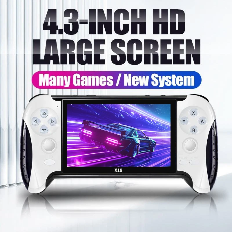 Consola Portabila cu 10.000 de Jocuri tip Retro, 9 emulatoare, Ecran 4.3 inch, 2500 mAh [11]