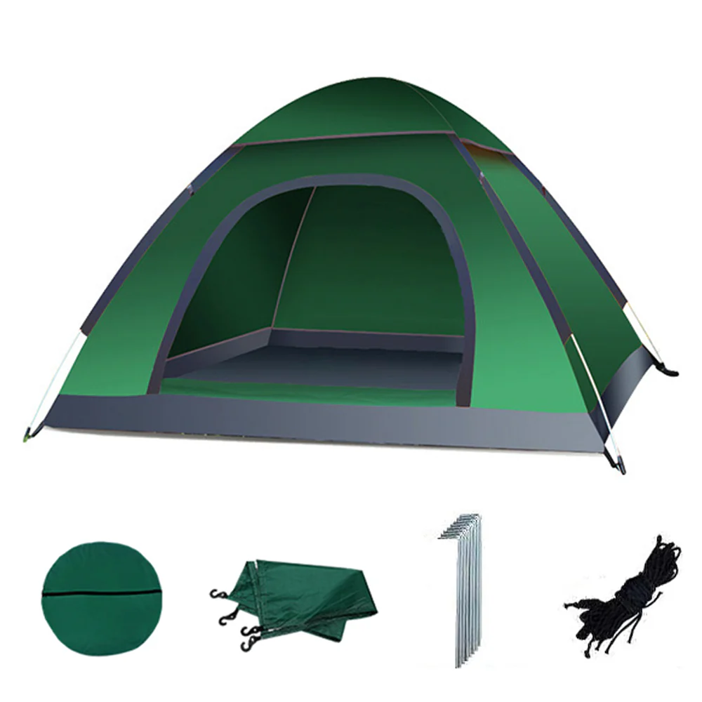 ARTICOLE GRADINA - Cort camping cu deschidere automata pop-up, impermeabil, protectie UV, 2 usi, 200*150*100cm