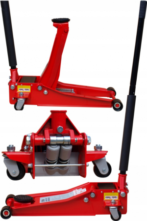 Cric hidraulic profesional, 3 tone sarcina, cu 2 pistoane [6]