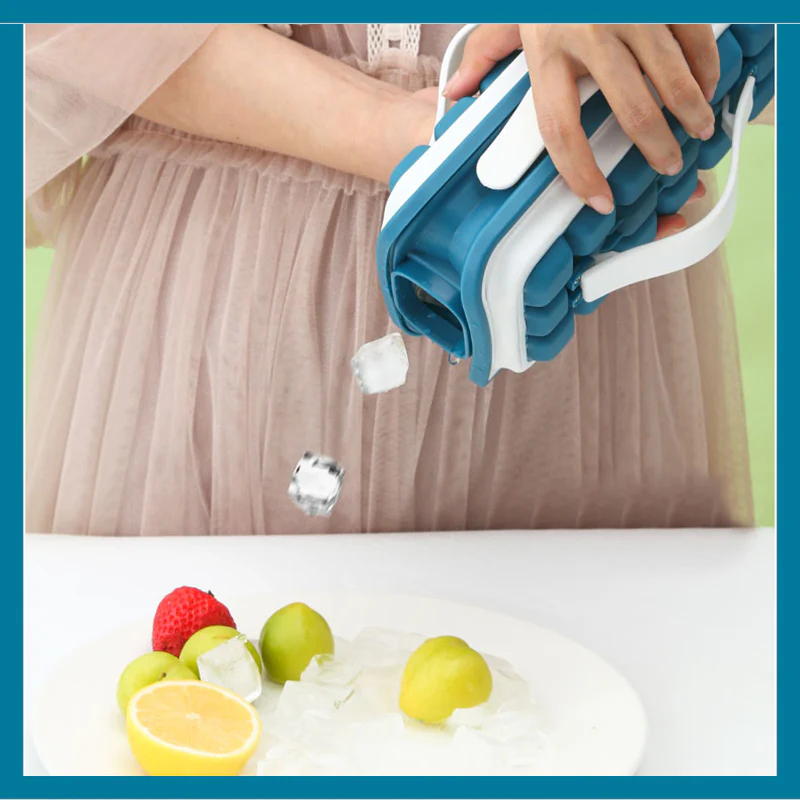 Cutie pentru cuburi de gheata, interior din silicon [3]