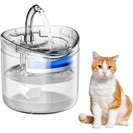TOATE PRODUSELE - Dispenser Apa pentru Pisici si Caini, tip Fantana, Ultra-Silentioasa, Sistem filtrare cu Carbune Activ, Recirculare