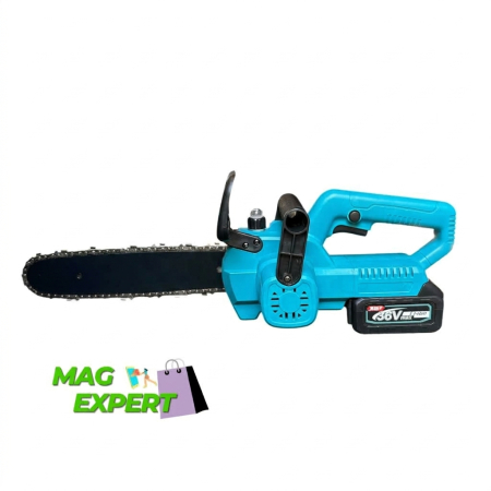 Drujba Electrica fara Fir German Meister, cu 2 Acumulatori 36V 8Ah, Sistem Ungere Lant cu Ulei, Lama 12 Inch/30 cm [5]