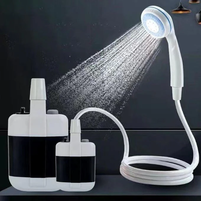 TOATE PRODUSELE - Dus portabil de camping cu robinet incorporat, USB pentru interior/exterior