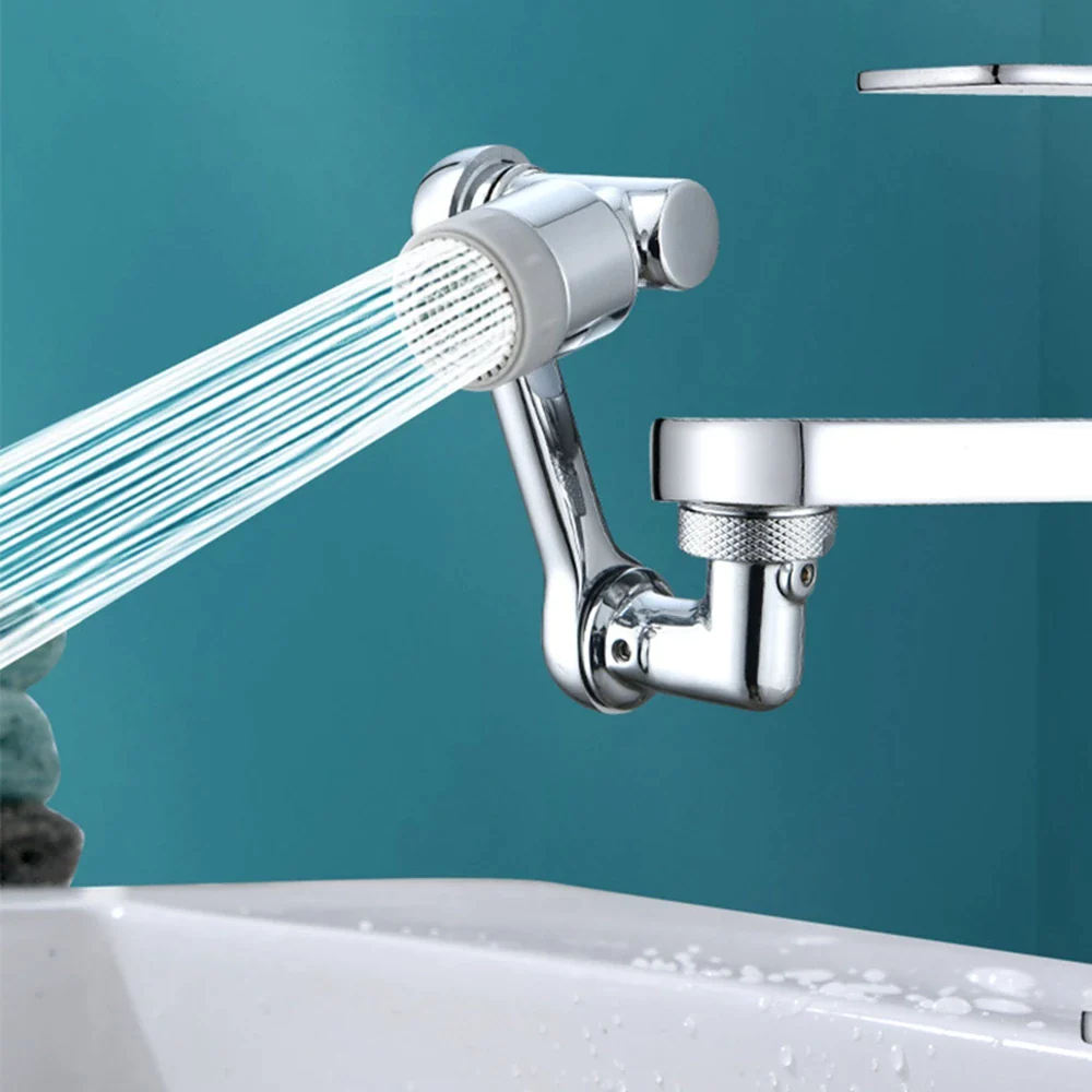 TOATE PRODUSELE - Extensie robinet rotativ 360 grade, moduri multiple de curgere a apei, metal