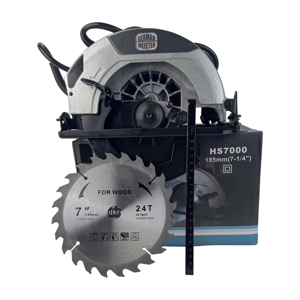 SCULE SI UNELTE - Fierastrau Circular de mana electric, 1600W, 4700RPM, Diametru Disc 185mm, German Meister