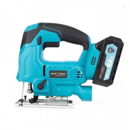 TOATE PRODUSELE - Fierastrau pendular KraftWorld cu 2 Acumulatori 36V 10AH, lemn 100mm
