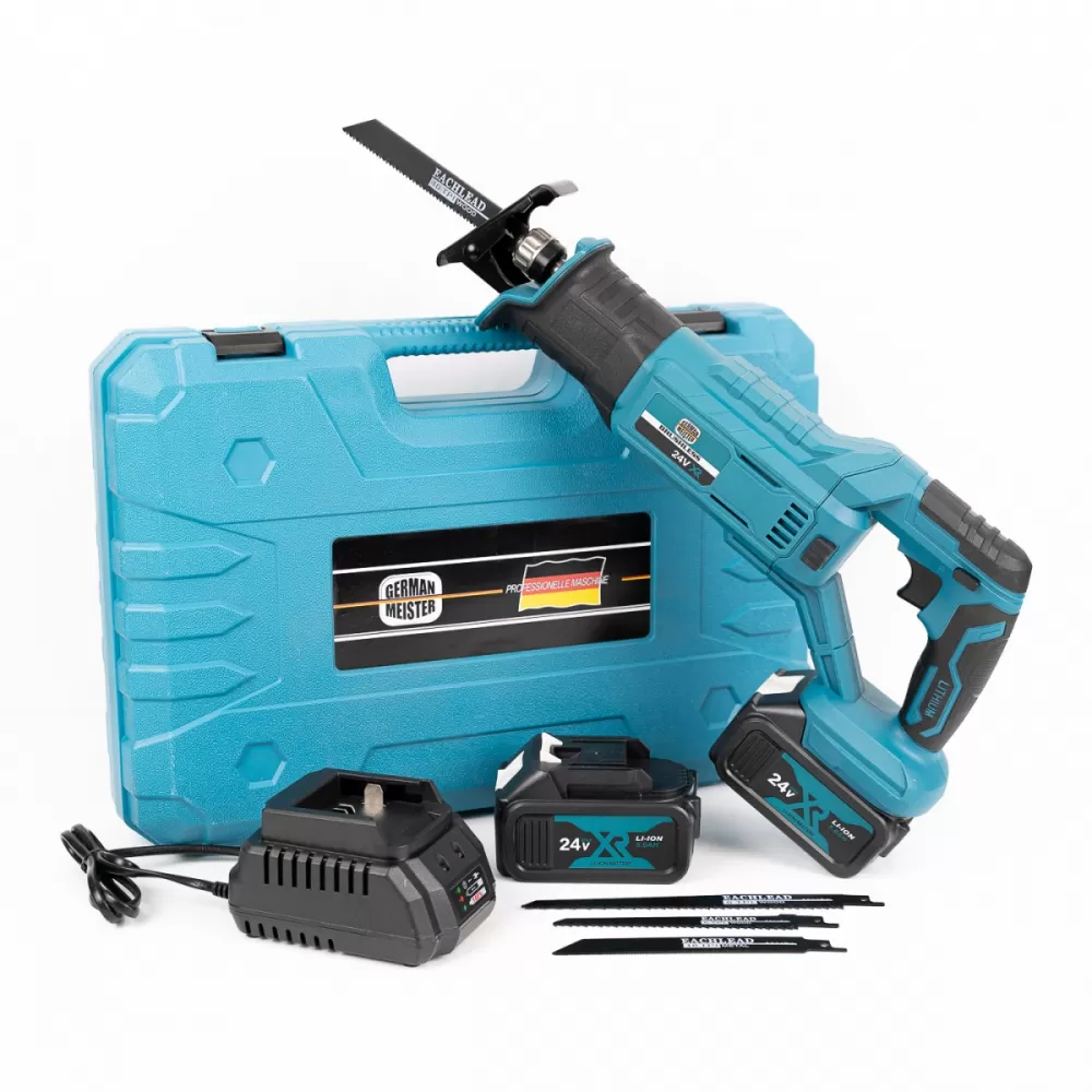TOATE PRODUSELE - Fierastrau Sabie Vermark Starke cu 2 acumulatori 36V 8AH, 4 panze incluse
