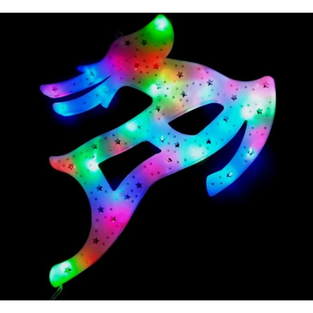 Figurina luminoasa in forma de Fulg, Brad, Mos, Ren, Lumina Multicolora, 50 cm [3]