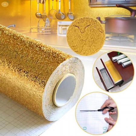 Folie de aluminiu autoadeziva bucatarie 60 x 300 cm [15]