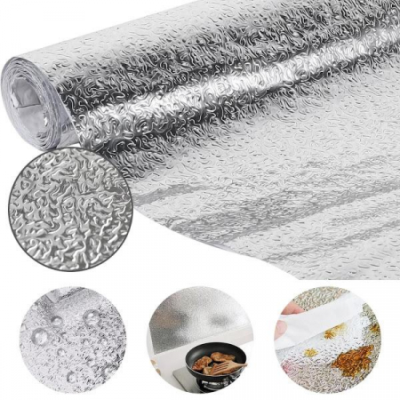 Folie de aluminiu autoadeziva bucatarie 60 x 300 cm [4]
