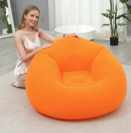 Fotoliu Gonflabil, Portabil, Material PVC, Umflare rapida, 85 x 110 x 110 cm [6]