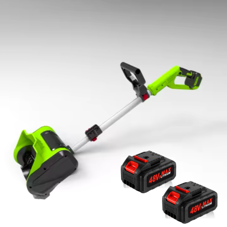 ARTICOLE DE IARNA - Freza de Zapada cu 2 Acumulatori 48V INCLUSI, Aparat de curatat zapada electric, fara fir
