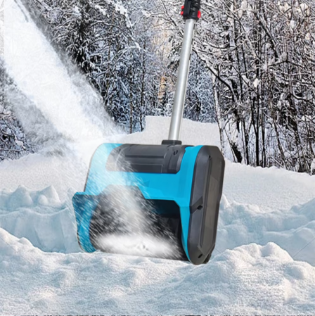 Freza de Zapada cu 2 Acumulatori 36V INCLUSI, Aparat de curatat zapada electric, fara fir [2]