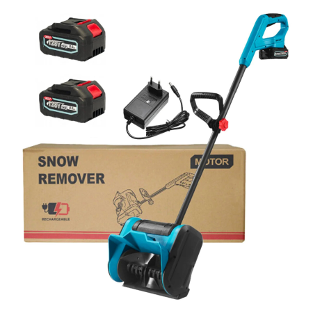 TOATE PRODUSELE - Freza de Zapada German Meister cu 2 Acumulatori 128V INCLUSI, Aparat de curatat zapada electric, fara fir