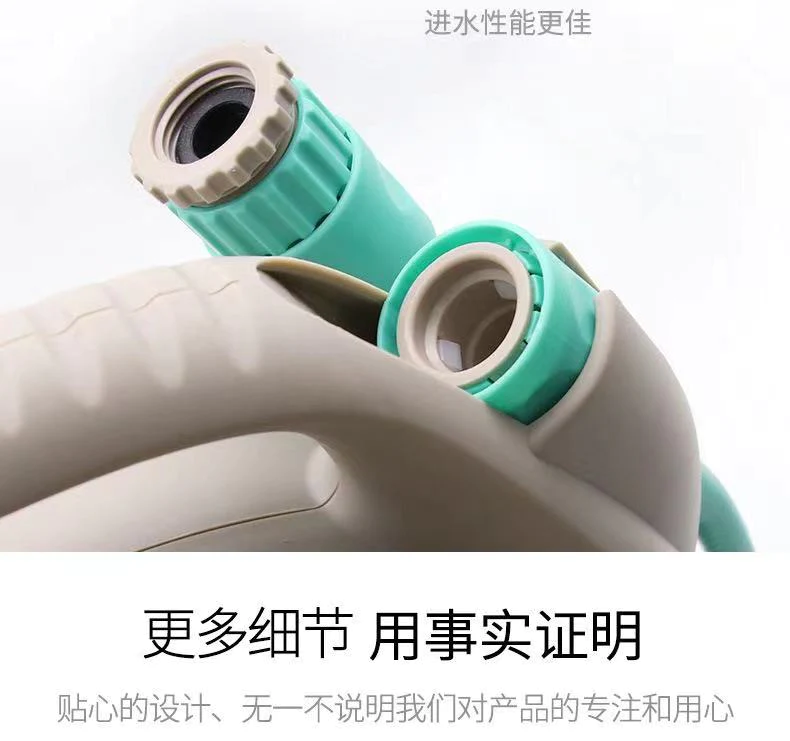 Furtun cu Tambur Profesional 10m / 15m cu pistol de stropit, 6 moduri de stropire, pentru gradina [6]