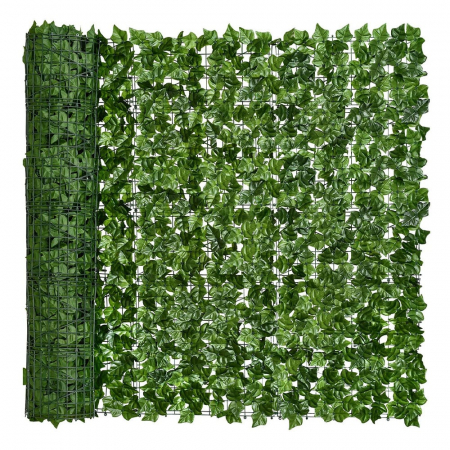 TOATE PRODUSELE - Gard artificial verde cu frunze, 300x100cm