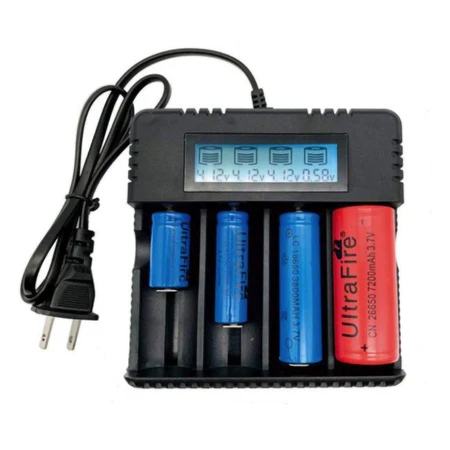 ELECTRONICE & GADGET - Incarcator universal de acumulatori, pentru 4 baterii, iesire 3000mA, pana la 4.2V, ecran LCD si protectii - HD8992A