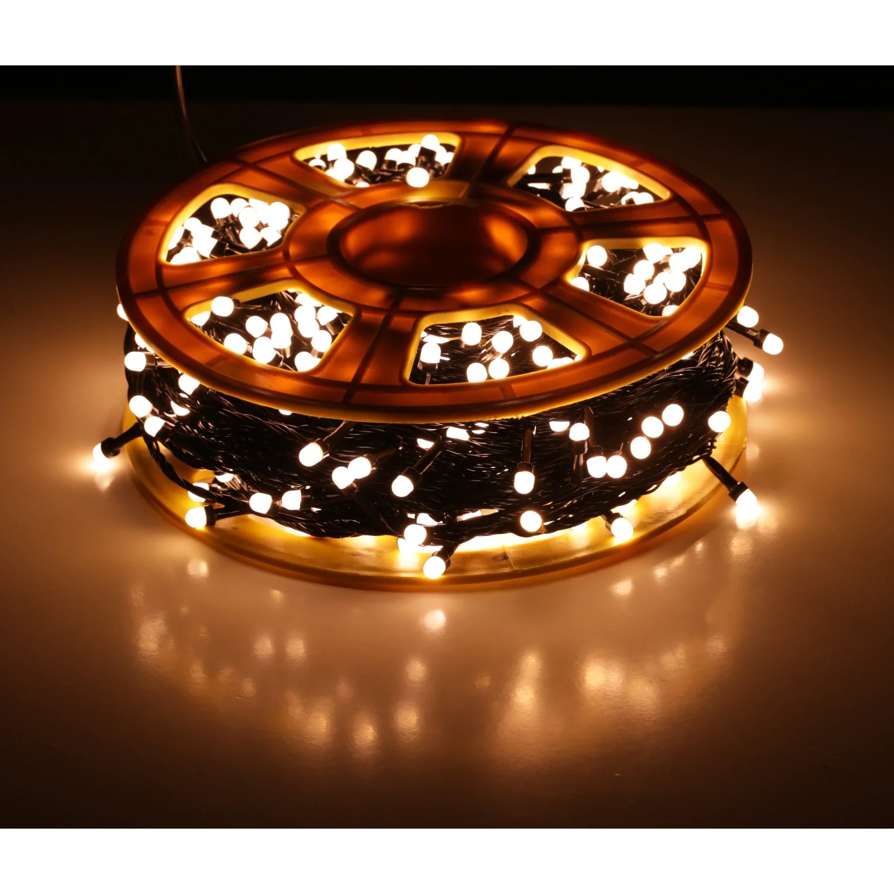 Instalatie de Craciun, tip liniara, pentru exterior, 600 led-uri, 100m, diverse culori [12]