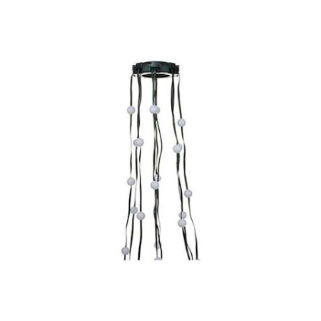 Instalatie Luminoasa Tip Ploaie pentru Bradul de Craciun, Verticala, 48 LED-uri Multicolore, 16 Culori, Telecomanda, 1,8 m [5]