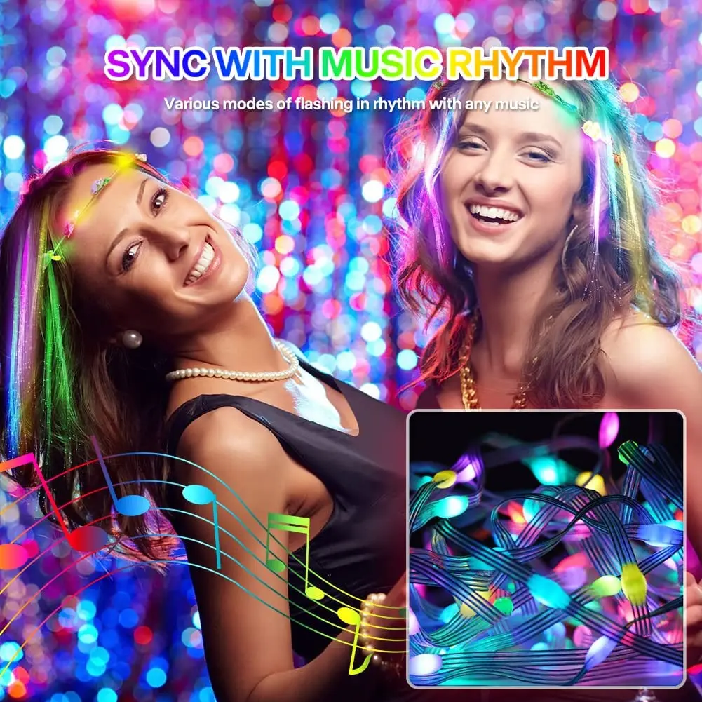 Instalatie Perdea, Control din Telefon, Animatii Customizabile, 400 LED-uri cu Bila, 3m x 2m, Smart Bluetooth Rgb+W, Cod QR aplicatie, Telecomanda [14]