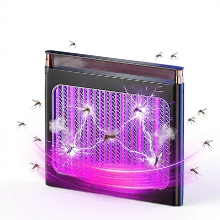 Lampa Anti Tantari UV Portabila 4000mAh, Incarcare Type-C, Silentioasa, Protectie IP54 [0]