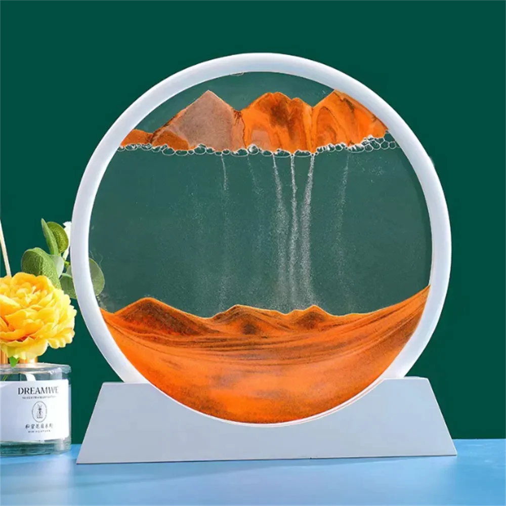 CADOURI FEMEI - Lampa decorativa stil clepsidra, nisipuri miscatoare, Moving Sand Art