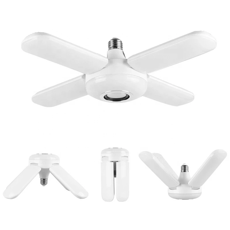 Lampa muzicala LED Bec cu 4 brate si telecomanda E27 [4]