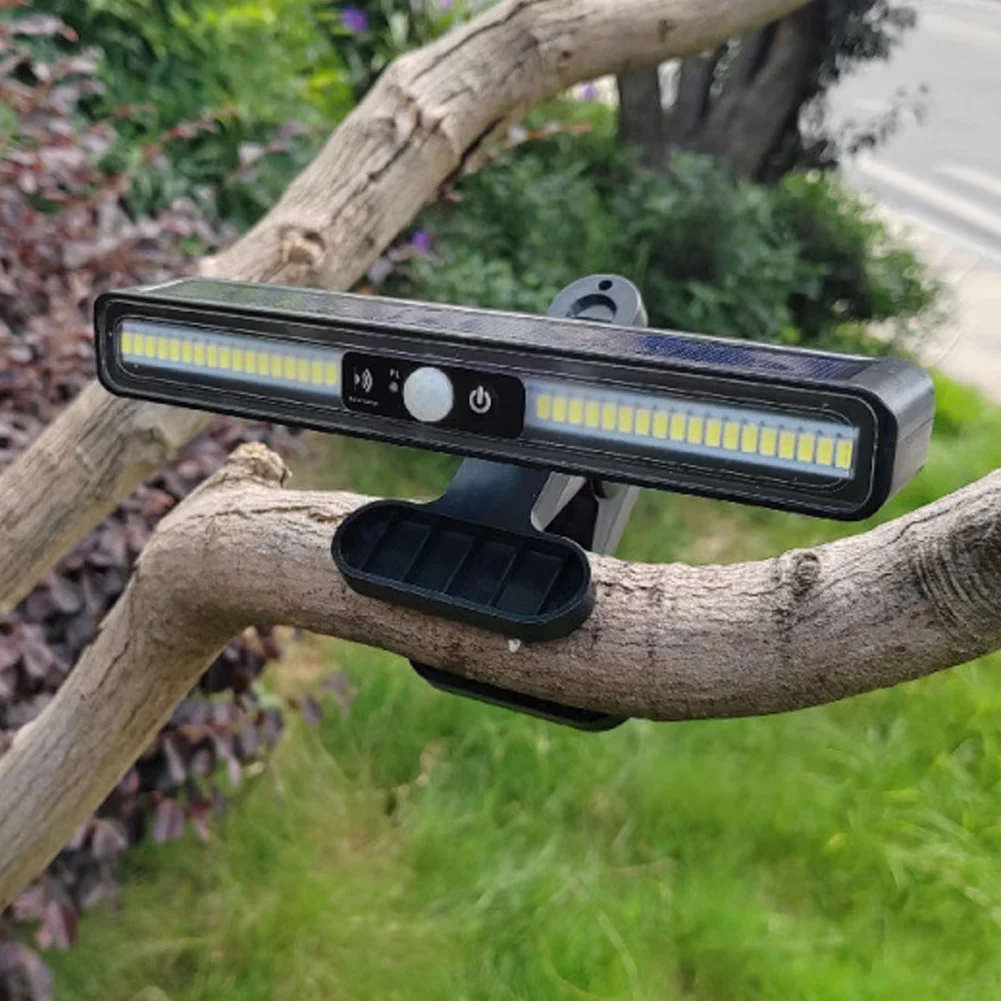 Lampa solara LED de exterior cu 3 moduri de prindere, Waterproof, senzor de miscare [8]